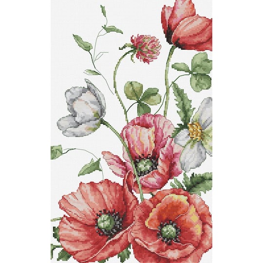 Luca-S The Field Poppies Counted Cross Stitch Kit